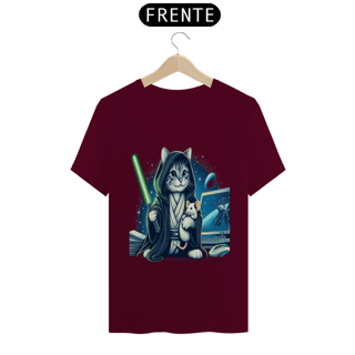 Nome do produto T - Shirt Quality – gato Jedi -Star Wars 