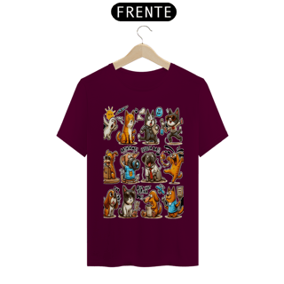 Nome do produto T-Shirt Classic - Gatos e cachorro Coletânea IV