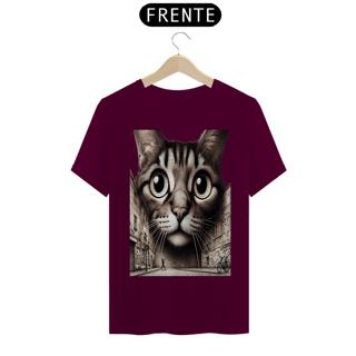 Nome do produto T-Shirt Classic - Gato Frontal,