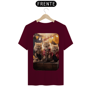 Nome do produto T-Shirt Quality – Gato -Banda Gatork'n' Roses