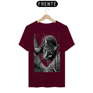 Nome do produto T-Shirt Quality – Gato saindo do céu