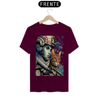 Nome do produto T-Shirt Classic - Gato e Soldada