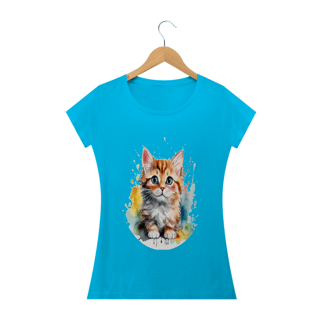 Nome do produto Camiseta Baby Long Classic -Gatinha II