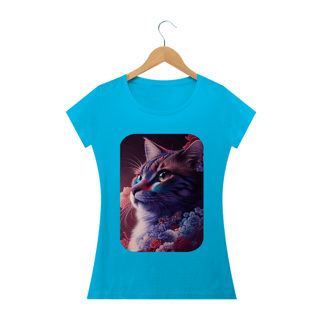Nome do produto Camiseta Baby Long Classic -Gata Pintura