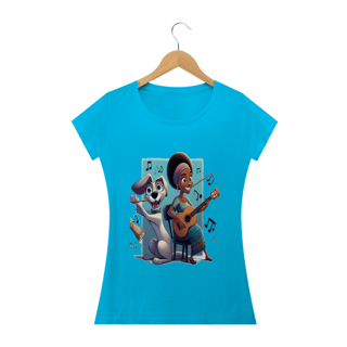 Nome do produto Camiseta Baby Long Classic- Camiseta cachorro Tocando