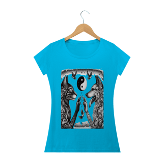 Nome do produto Camiseta Baby Classic Long- Harmonia Gato e Cão