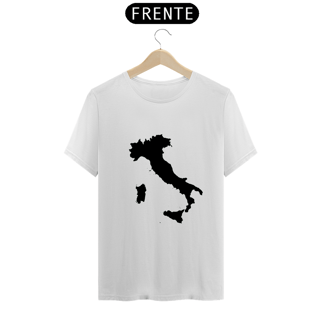 Nome do produto Camisa Itália (mapa) - preto