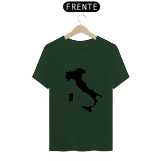Nome do produto Camisa Itália (mapa) - preto