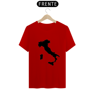 Nome do produto Camisa Itália (mapa) - preto