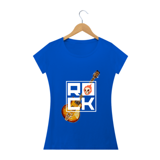 Nome do produto Camiseta Faminina Baby look rock