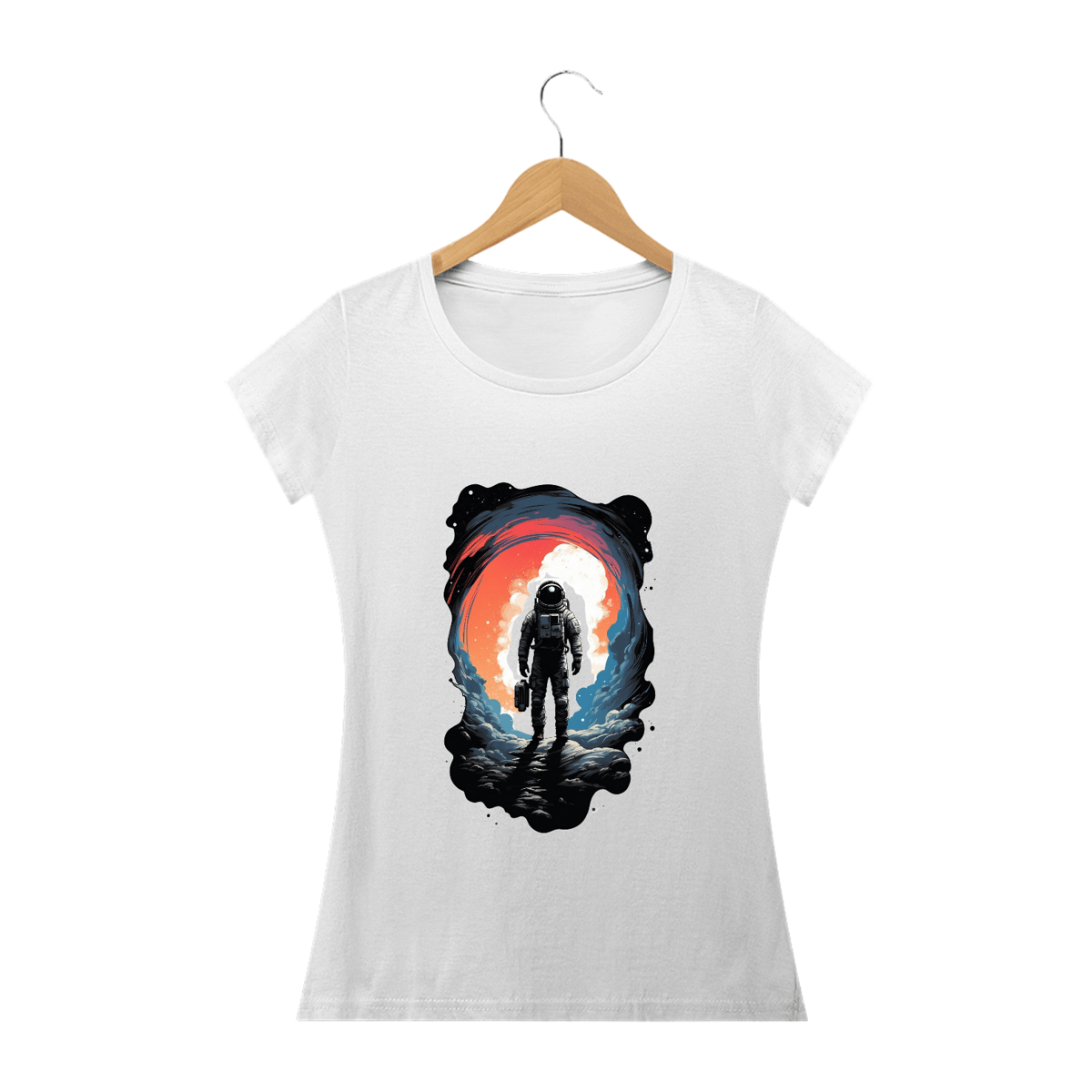 Nome do produto: Camiseta Baby look Faminina