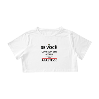 Nome do produto Cropped feminino