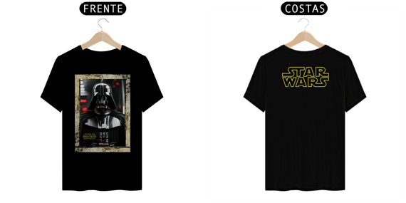 Camiseta masculina darth vader star wars