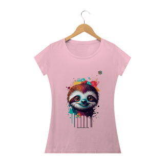 Nome do produto Camiseta Baby look 2024 Preguiça