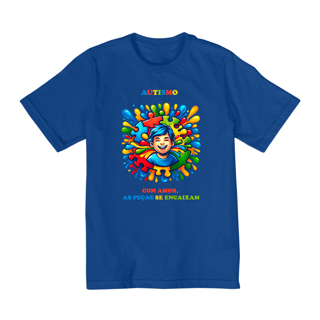 Nome do produto Infantil 2 a 8 anos - Autismo  - Com amor, as peças se encaixam (linha quality)