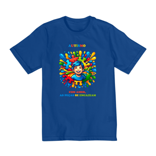 Nome do produto Infantil 10 a 14 anos - Autismo  - Com amor, as peças se encaixam (linha quality)