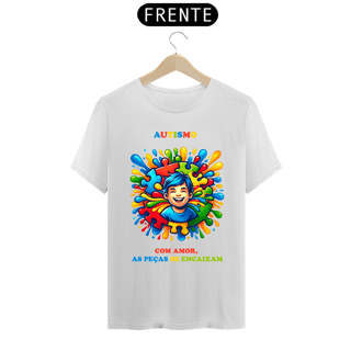 Nome do produto Masculina - Autismo  - Com amor, as peças se encaixam (linha prime)