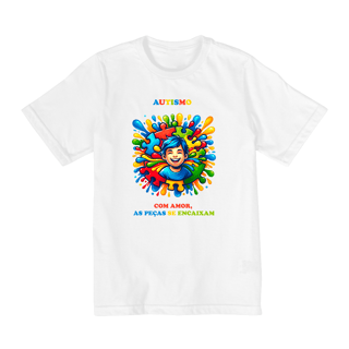 Nome do produto Infantil 10 a 14 anos - Autismo  - Com amor, as peças se encaixam (linha quality)