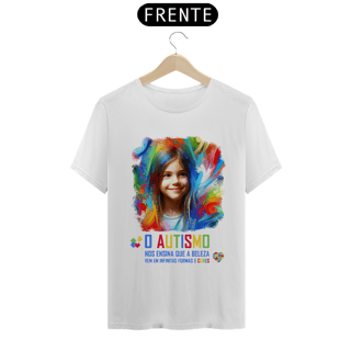 Nome do produto Masculina - O autismo nos ensina que a beleza vem em infinitas formas e cores (linha quality)