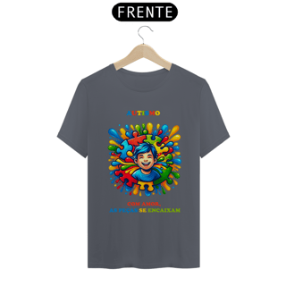 Nome do produto Masculina - Autismo  - Com amor, as peças se encaixam (linha quality)