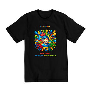 Nome do produto Infantil 10 a 14 anos - Autismo  - Com amor, as peças se encaixam (linha quality)