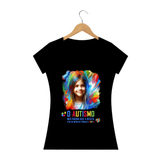 Nome do produto Feminina - O autismo nos ensina que a beleza vem em infinitas formas e cores (linha quality)