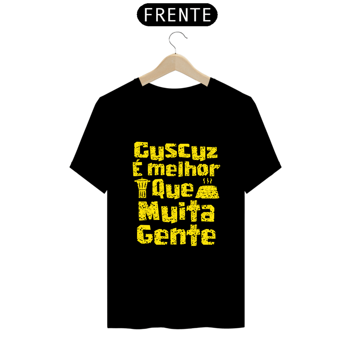 Nome do produto: Masculina preta - Cuscuz é melhor que muita gente (linha prime)