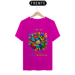 Nome do produto Masculina - Autismo  - Com amor, as peças se encaixam (linha quality)