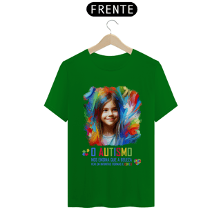 Nome do produto Masculina - O autismo nos ensina que a beleza vem em infinitas formas e cores (linha quality)