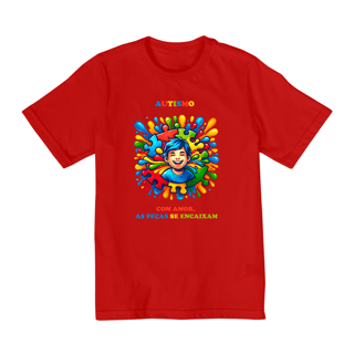 Nome do produto Infantil 10 a 14 anos - Autismo  - Com amor, as peças se encaixam (linha quality)