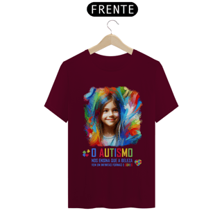 Nome do produto Masculina - O autismo nos ensina que a beleza vem em infinitas formas e cores (linha quality)