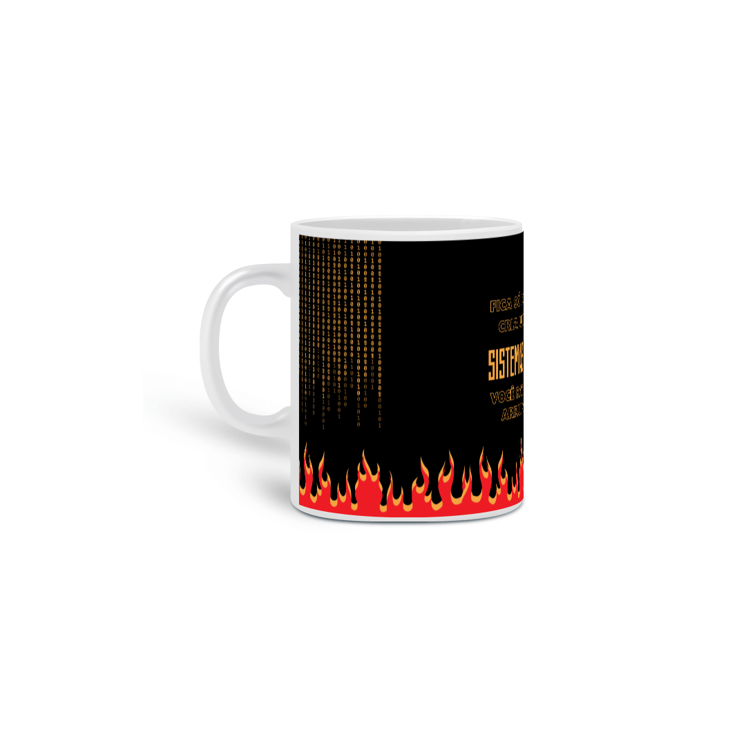 Nome do produto: Caneca preta Sistemas de Informação - Unistyles