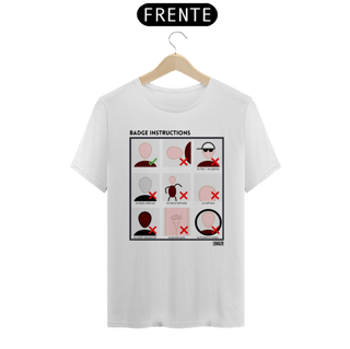 Nome do produto Badge Instructions