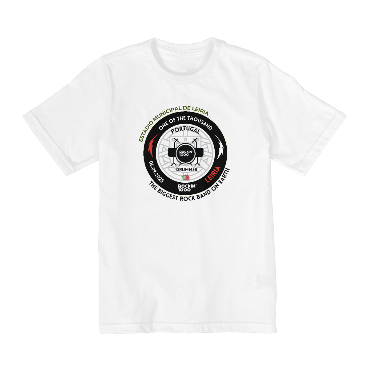 Nome do produto: Leiria 25 | Drums Branco Infantil