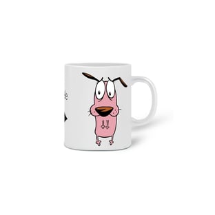Nome do produtoCaneca Coragem, o Cão Covarde