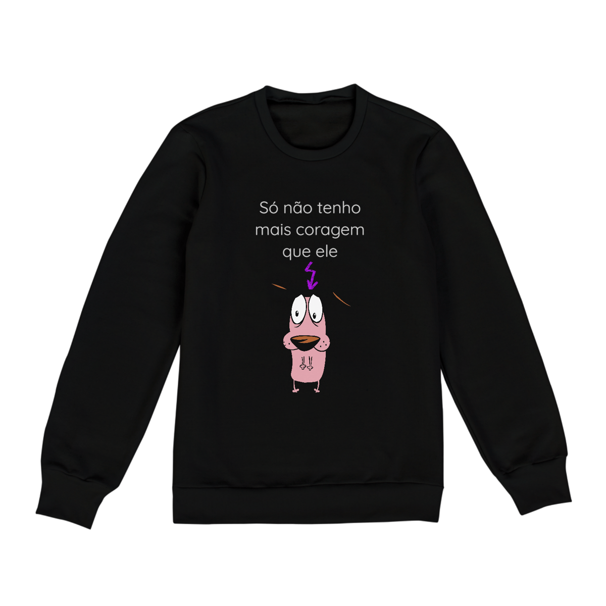 Nome do produto: Moletom Coragem, o Cão Covarde
