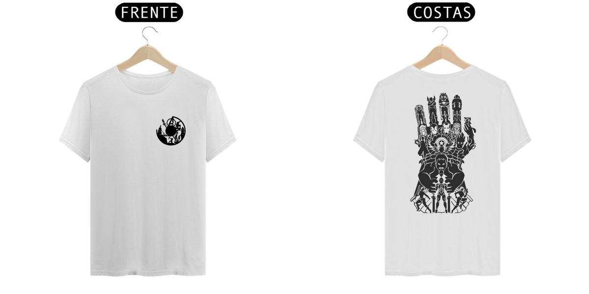 Nome do produto: camisa vingadores