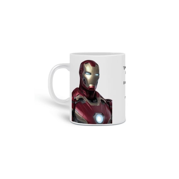 caneca homem de ferro