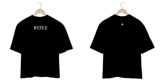 Nome do produto Camiseta Oversized Ryzez Preta
