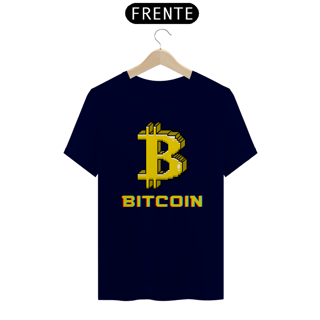 Nome do produto Camiseta Bitcoin Pixel 3D | Exclusiva