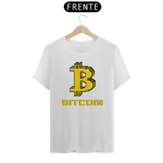 Nome do produto Camiseta Bitcoin Pixel 3D | Exclusiva