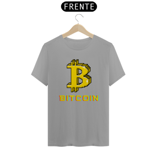 Nome do produto Camiseta Bitcoin Pixel 3D | Exclusiva