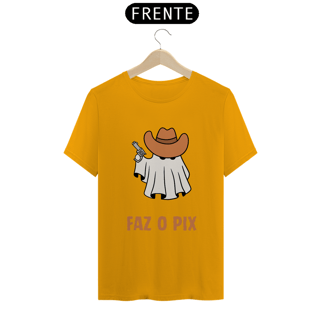 Nome do produto Camiseta T-Shirt Classic Unissex / Faz O Pix