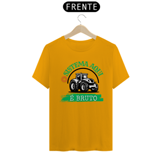 Nome do produto Camiseta T-Shirt Classic Unissex / O Sistema É Bruto 