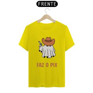 Nome do produto Camiseta T-Shirt Classic Unissex / Faz O Pix