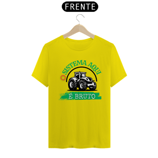 Nome do produto Camiseta T-Shirt Classic Unissex / O Sistema É Bruto 