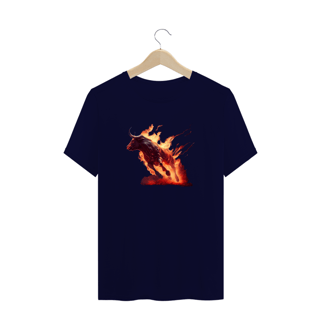 Nome do produto T-shirt Plus Size / Touro Fire