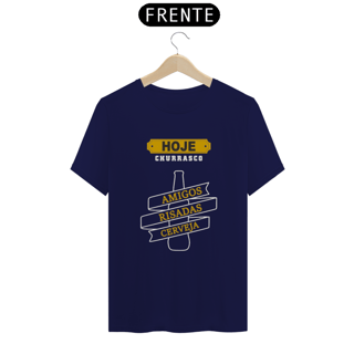 Nome do produto T-shirt Classic Unissex / Amigos, Risada e Cerveja