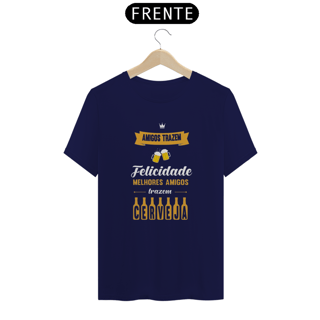 Nome do produto T-Shirt Classic Unissex / Amigos E Ceveja