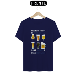 Nome do produto T-Shirt Classic Unissex / Amigos E Cerveja